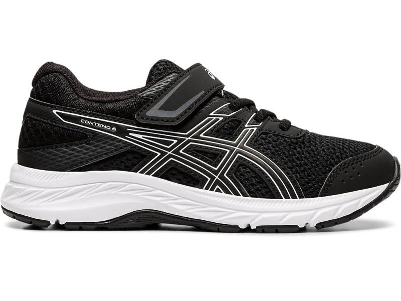 Dětské Běžecké Boty Asics GEL-CONTEND 6 PS Černé 81326JSGY